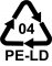 plastik recycling-code 04 PE-LD